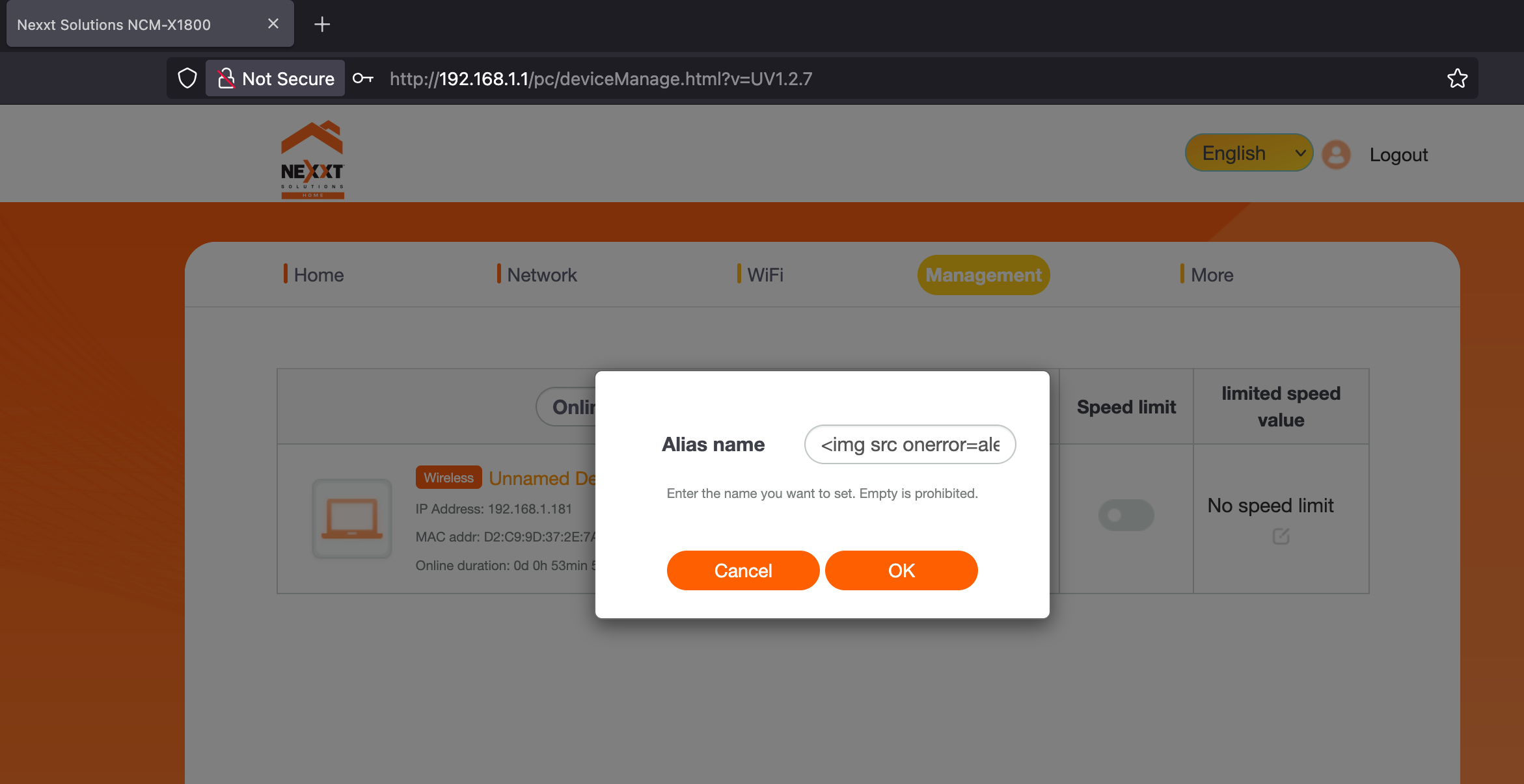XSS Payload Injection