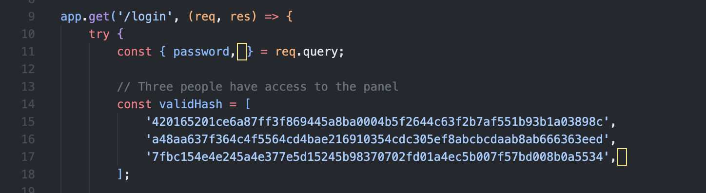 VS Code highlighting the hidden Hangul filler